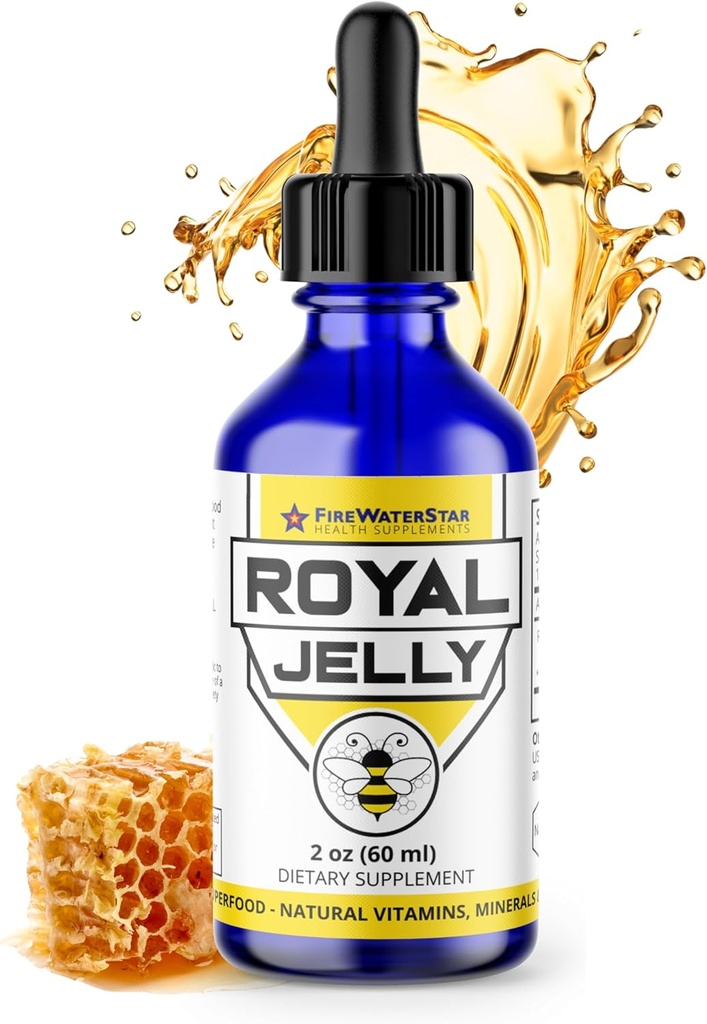 FWS Royal Jelly Bee Powered Superfood, Φυσικές Βιταμίνες, Ορυκτά, Αντιοξειδωτικά, Βιολογικά, Τρόφιμα των Αυτοκρατόρων, Συμπλήρωμα Nutrient-Rich, Μη-ΓΤΟ, Υποστηρίζει την Ευζωία και την Υγεία του δέρματος