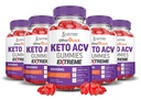 (5 Pack) Ultra Quick Keto ACV Gummies Extreme 2000MG Ultraquick Keto Gummies Apple Cider Vinegar Formulated with Pomegranate Beet Juice Powder B12 Vegan Non GMO 300 Gummys
