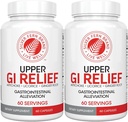 Silver Fern GI Relief - Natural Herbal Supplement - All Natural with Artichoke Leaf Extract, Ginger Root Extract, and GutGuard Licorice Flavonoids (2 Bottles - 120 Capsules - 60 Day Supply)