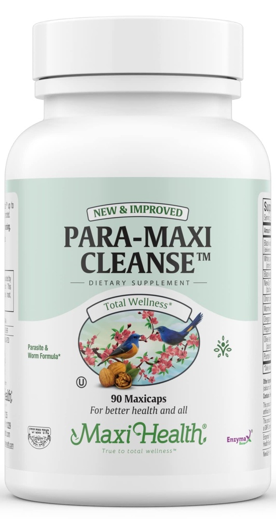 10-in-1 Wormwood Black Walnut Clove Cleanse for Humans Capsules – Natural Gut Cleanse & Digestive Health with Pumpkin Seeds Garlic Oregano White Oak Peppermint Kosher Vegan 1340mg
