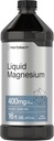 Horbaach Liquid magnesio 16 fl oz | Vital Trace Minerals Complex | con Sulfate, Lithium, e Boron | Vegetarian, Non-GMO & Gluten Suplemento gratuíto