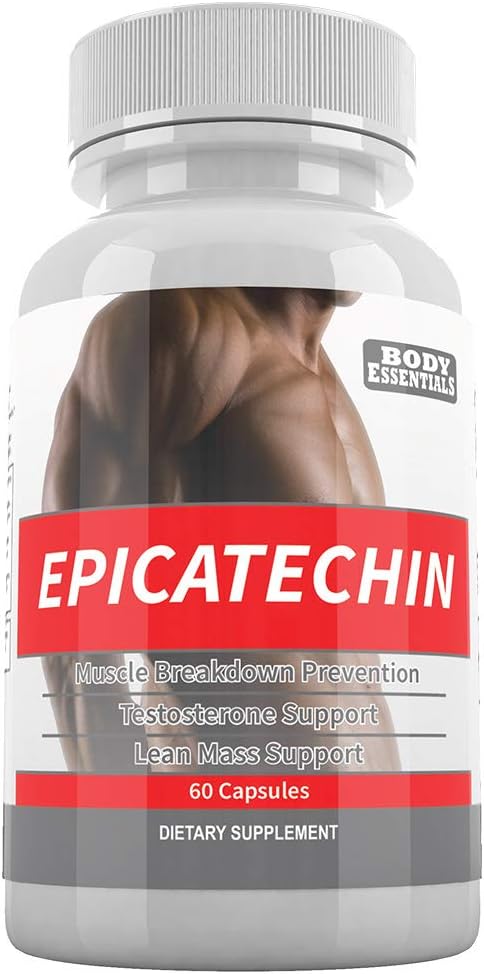 EPICATECHIN - 60 Kapseln – 300mg Pro Servieren Maximieren Muskelwachstum – Steigerung der Proteinsynthese, Gewinne, Lean Muscle – Erhöhung der Stärke und Verringerung des Körperfetts