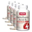 Jarrow Formulas Pantothenic Acid B5 500 mg - 100 Veggie Caps - Essential B Vitamin Dietary Supplement - Energy Production & Metabolism Support - 100 Servings (Pack of 4)