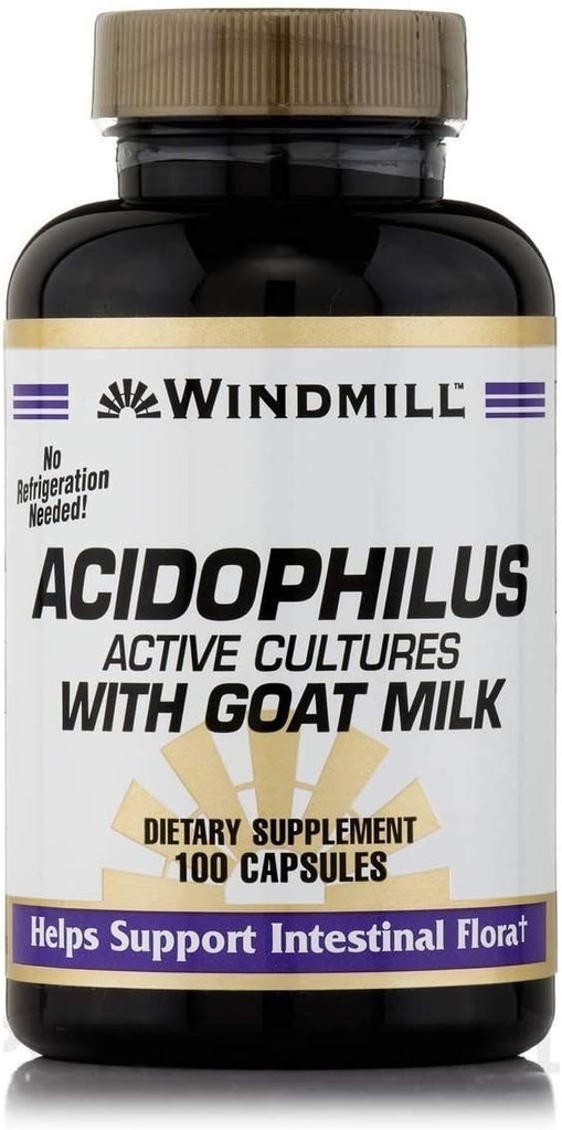 Acidophilus cu lapte de capră - 100 capsule de Windmill