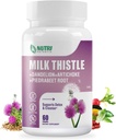 Milk Thistle dodatek z Dandelion Root, Artichoke Extract, 80% Silymarin za podporo jeter- Jetra čiščenje Detox in popravila Formula, Non-GMO - 60 Kapsule