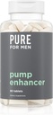Pure for Men Pump Enhancer | Pre Workout Supplement for Lihaspump, vastupidavus ja suurenenud verevool | L-arginiin & L-tsitrulliin | Fookus ja energia toetus | 90 Count