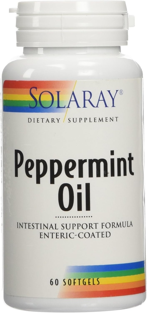 Solaray - Peppermynteolje, 60 softgels