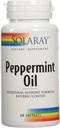 Solaray - Peppermint Oil, 60 softgel
