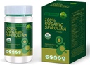 Certifierad 100% Organic Spirulina Powder 4.23oz / 120g Rich i Rich i Beta-Carotene (Vitamin A) och B-12 med naturligt Occurring GLA,Vega Non-GMO-Superfood Supplement