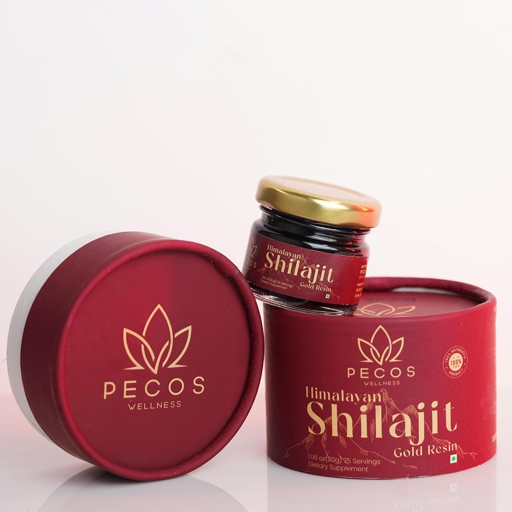 Prasejarah Himalaya Shilajit Resin High Potency Gold Grade untuk Pria & Perempuan: 124; 100 Hamba untuk Dukungan Energi Boost & Imune, 85 + Trace Mineral, 76% + Fulvic Acid, dengan Laporan Uji Lab, 30g
