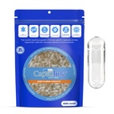 Capsuline Size 0 Empty Gelatin Capsule, Clear - 1000 Count | Gluten Free, Kosher, Non OGM Certified | Pure Bovine Pill Caps for DIY Supplement Filling