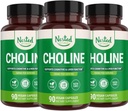 Nested Naturals Choline Bitartraatti 500 mg ... Korkea teho koliini täydentää... tukee kognitiivista suorituskykyä & maksan toiminta 100% Vegaani & ei-GMO ...