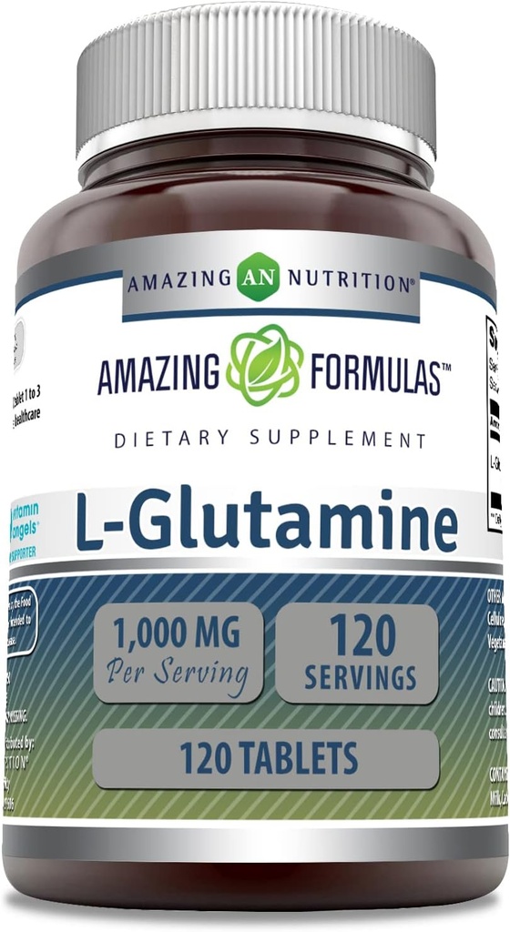 Amazing Formulas L Glutamina 1000 Mg Tablets 
