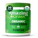 Amazing Grass Wheat Grass Powder: 100% Whole-Leaf Wheat Grass Powder for Energy, Detox & Immunity Support, Chlorophyll Providing Greens, 30 Servings