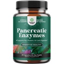 Pancreatin Digestive Enzymes Digestion for Gut Health - Pancreatic Digestive Enzymes for Women & Men with Protease, Lipase & Amylase - Bloating, Stomach Health, Fat, Carb & Protein - 60 Count