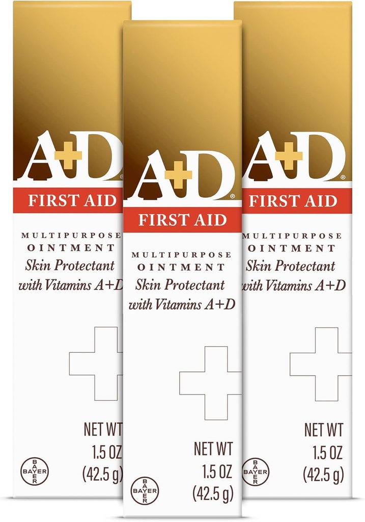 A+D A+D Originment Offectment, multiperform Misturizer และ ป้องกันผิวหนัง 1.5 Oz (Pack of 3).