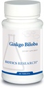 Biotics 연구 Ginkgo Biloba 표준화 24% Ginkgo Biloba Percent 추출물, 뇌 보충교재, Nootropic, 초점, 에너지, 기억, 건강한 시효. 60 정제