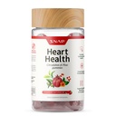 Snap Supplements Heart Health Gummies, CoQ10, Sugar-Free, 60 Vegan Gummies | Blood Circulation Supplements, Heart Health Supplements, Blood Flow Supplement, Gluten-Free, Non-GMO, Grapeseed, Blueberry