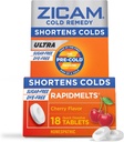 זיוק קר Remedy Zinc Rapidmelts, Cherry Flavor, 18 Count (Pack of 1)