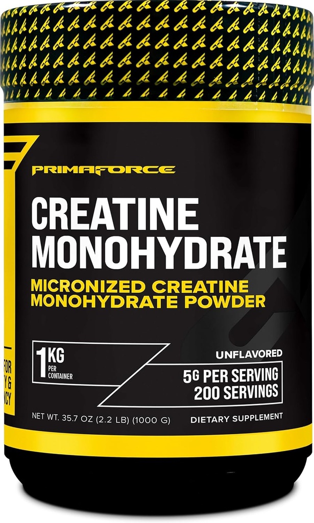 Primaforce Creatine Monohydrate Powder – 1,000 Grams - Micronized