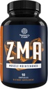 Suplemento ZMA - Suplemento ZMA para homes e mulleres recuperación muscular con Zinc magnesio vitamina B6 5HTP e BioPerina para a absorción mellorada - Complexo mineral de crecemento muscular
