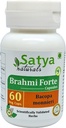 Brahmi Forte Capsules 500 mg. 60 Veg. Capsule | Brahmi (Bacopa Monnieri) Extraer cápsulas para homes e mulleres | Suplemento de herbas ayurvédica / remedios | 10:1 Forte (1 botella de 60 cápsulas)