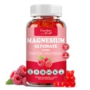 Magnesium Glycinate Gummies 500mg | Relaxation Calm Magnesium Gummies | Sugar-Free | Non-GMO | Gluten-Free | Vegan-Friendly for Adults & Kids (60 Raspberry Gummies)