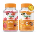 Lifeable Zinc Kids + Vitamin C Kids, Gummies Bundle - Great Tasting, Vitamin Supplement, Gluten Free, GMO Free, Chewable Gummy