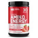 Optimum Nutrition Amino Energy - Pre Workout with Green Tea, BCAA, Amino Acids, Keto Friendly, Green Coffee Extract, Energy Powder - Juicy Strawberry Burst, 9.5 Ounce, 30 Servings (Packaging May Vary)