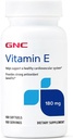GNC vitamina E 200mg supplemento, supporta un sistema cardiovascolare sano, 100 Serve