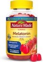 Natur laget Melatonin 10mg per porsjon Gummies for voksne, maksimal styrke dosering søvnhjelp, 100% narkotika gratis, 70 teller Melatonin gummies, 35 dagers forsyning