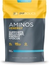 Purbolics Aminos + Energy | Supports Recovery, Energy & Focus | 95mg of Caffeine, 0 Calories & 60 Services (Blue Steele)