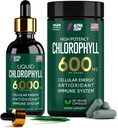 (Bundle) Cair Chlorophyll Drops & Chlorofil Capsules - Natural Energy, Imune Dukungan, Kebebasan Internal dan antioksidant Suplemen