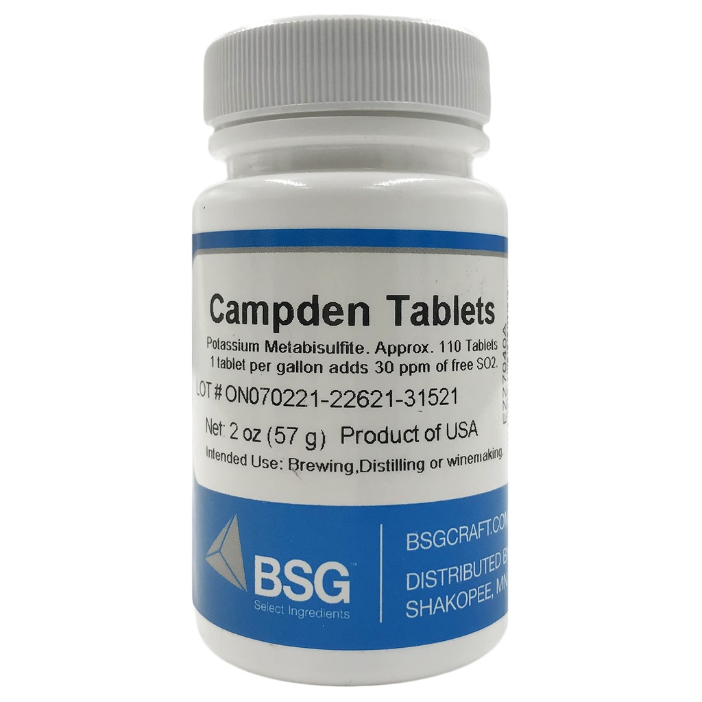 Tablets (Potassium Metabisulfite), 2oz
