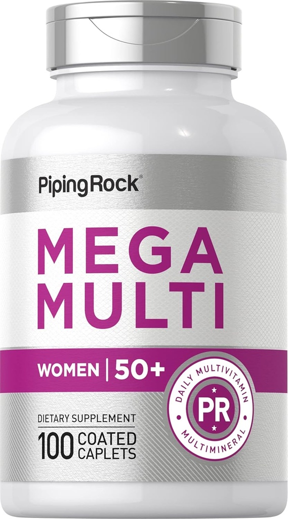 Piping Rock 's Multivitamin 50 plus Non-GMO, Gluten Free Supplemen