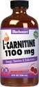 Bluebonnet líquido L-Carnitina 1100 mg, Raspberry, 8 onza fluorescente