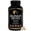 Cocó March N.M.D. Selenium 200 mcg – Thyroid & Immune Support Supplement – Essential Mineral for Metabolism & Antioxidant Defense – Gluten Free, Dairy Free & Vegan – 3 Month Supply, 90 Veg Capsules