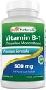 Best Naturals Vitamin B1 as Thiamine Mononitrate 500 mg 120 Tablets (120 Count (Pack of 1))