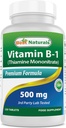 Najlepšie prírodné vitamín B1 ako tiamín mononitrát 500 mg 120 tabliet (120 počet (Pack of 1))