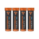 Fluid Tactical- Effervescent Hydration Tablets, elektrolüütide asendamine ja dehüdratsioon ennetamine, 4 Pack, 40 Servings (Orange Ananass)
