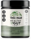 TERRA ORIGIN Healthy Gut Mint Flavor |30-Servings with L-Glutamine, Zinc, Glucosamine, Slippery Elm Bark, Marshmallow Root and More!