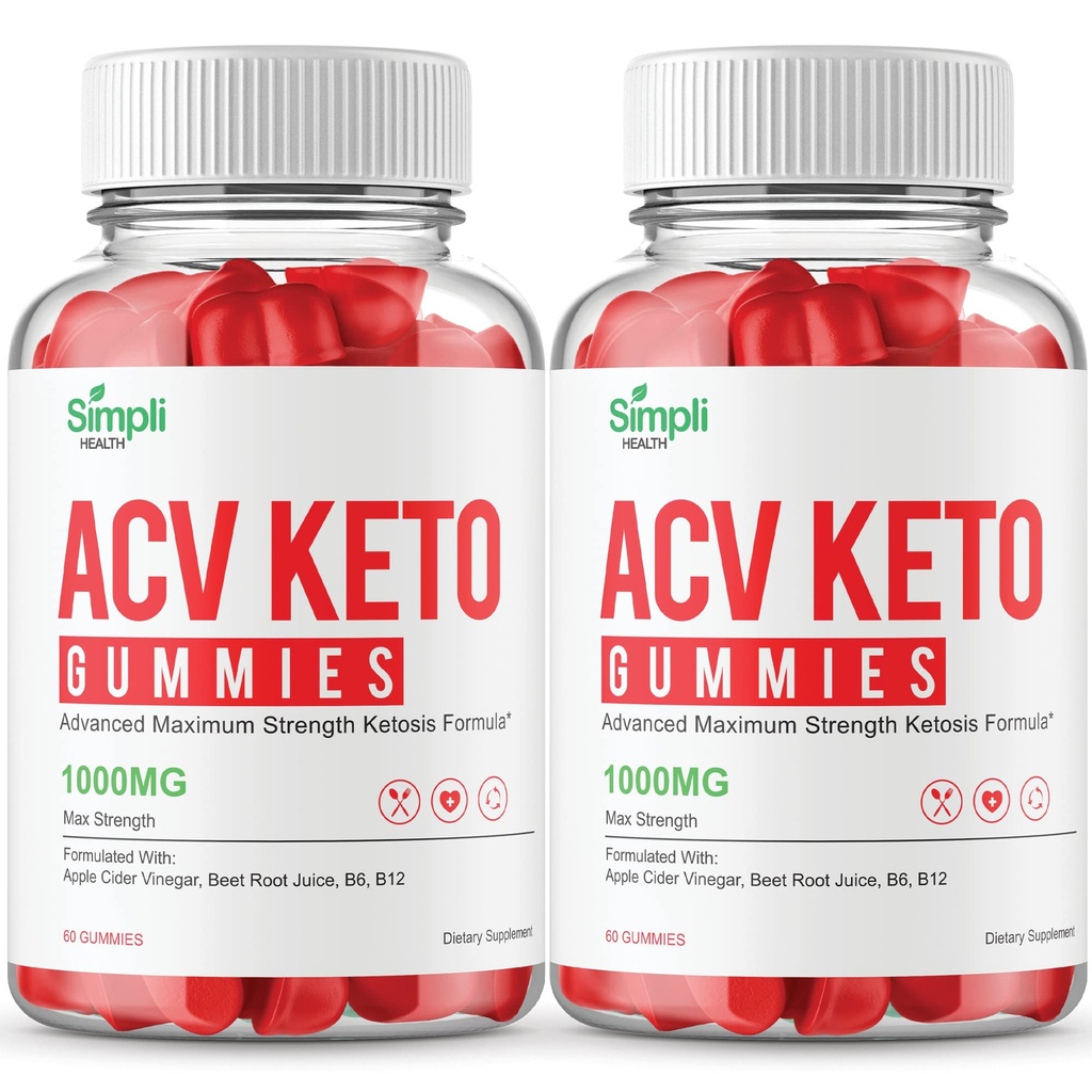 Simpli ACV Keto Gummies Simpli Health ACV Keto Gummies Extra Strength (120 Gummies)