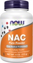 Teraz doplnky, NAC (N-acetylcysteín) 600 mg Pure Powder, Free Radical Protection*, Cellular Health*, Immune System Function* 4-Ounce (113 g)