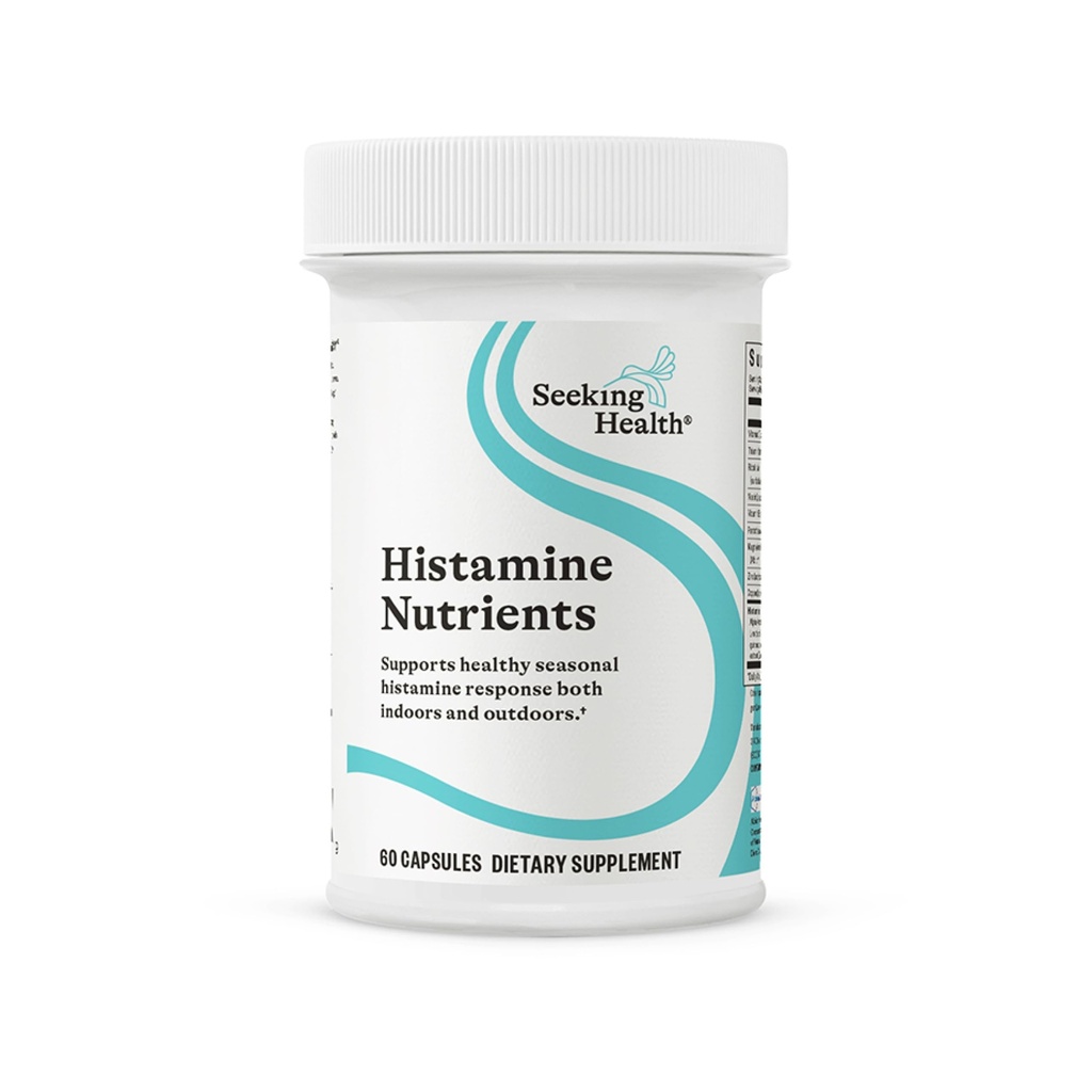Seeking Health Histamine Nutrients - Seasonal Histamine Support Supplement with Vitamin B1, Zinc, & Vitamin B3 - Aids Histamine Response - 60 Capsules