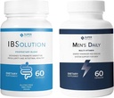 IB Sosolation and Men's Multivitamin Bundle - All-Natual proprose to profly Health, Gas, Bloting and Constation, Immune System Supment for Men - 60 Capsules, 2-Pack