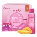 CJwellcare Innerb Glowshot Collagen (50.7 fl oz, 30 Servings) - Marine Liquid Collagen for Women, 3,000mg Collagen Peptides, Collagen Shots for High Absorption, Hair, Skin & Nails Supplement