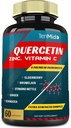 Quercetine Extract Capsules - Meng Vlierbes, Bromelain, Gember, Stinging Nettle, Echinacea, Black Pepper en Meer - 60 Capsules, 2 maanden Levering
