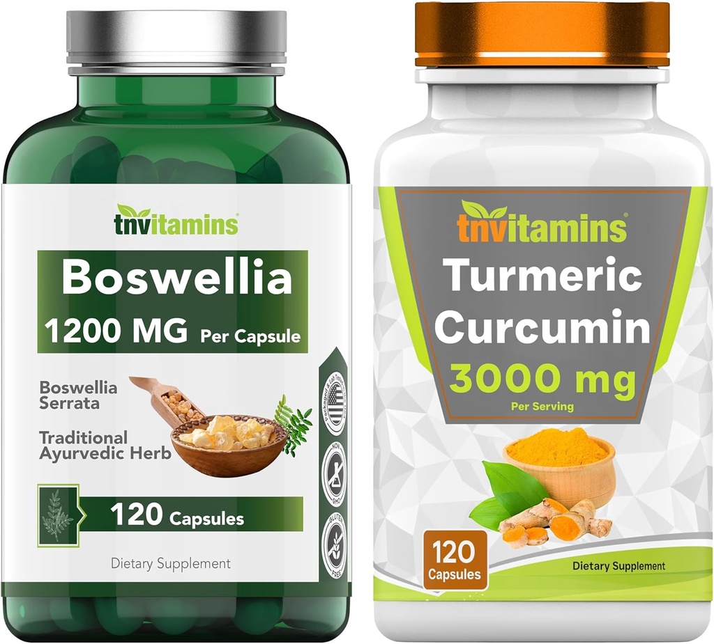 Boswellia Serrata & Turmeric Curcumin med svart pepper