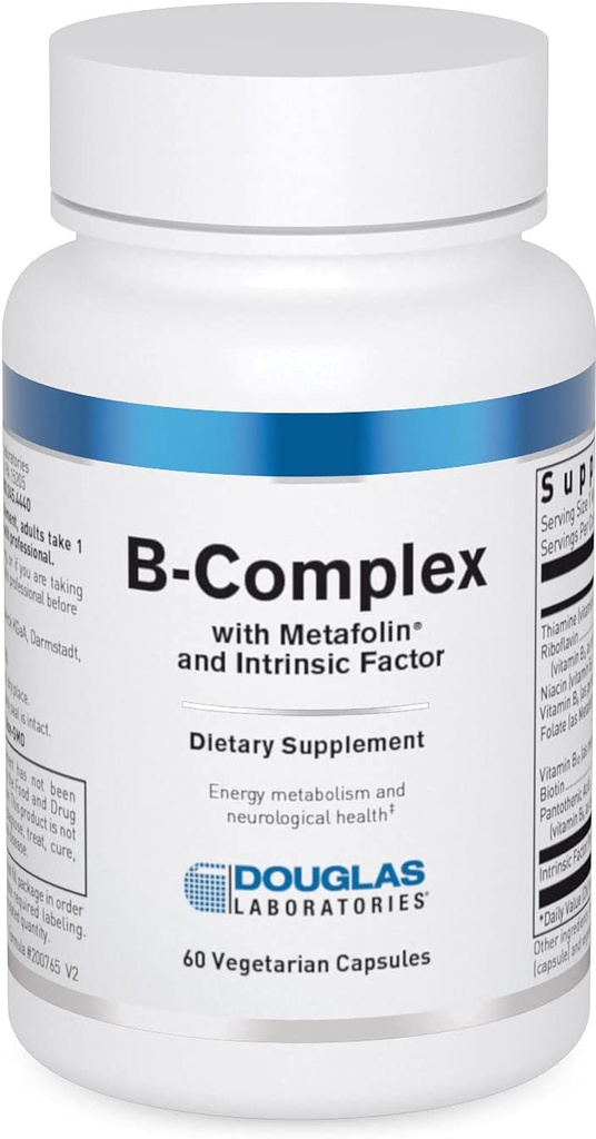 Douglas Laboratories B-Complex w/Metafolin | Kan Hücreleri, Hormonlar ve Nervous System * | 60 Capsules