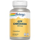 Solaray GTF Chromium 200mcg - Pure Chromium GTF 200 mcg Supplement, Supports Metabolic Function and Whole Body Health for Men and Women - 200 Vegan Capsules